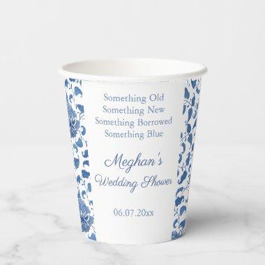Something Old New Borrowed Blue  Paper Cups