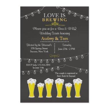 Something's Brewing Wedding Soirée Invitations