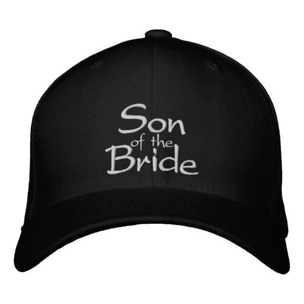 Son of the Bride Embroidered Wedding Cap