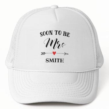 Soon to be Mrs. personalized name Trucker Hat