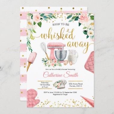 Soon to be Whisked Away Bridal Shower Invitations