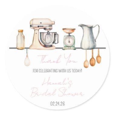 Soon-to-be Whisked Away! Kitchen  Classic Round Sticker