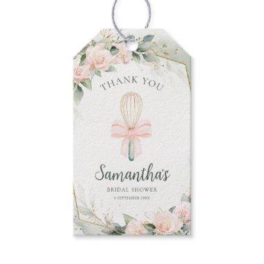 Soon to be Whisked Away Pink Floral  Gift Tags