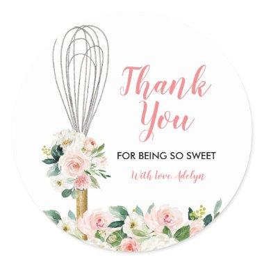 Soon to be Whisked Away Thank You for being here Classic Round Sticker