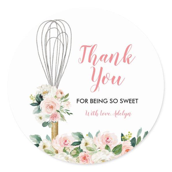 Soon to be Whisked Away Thank You for being here Classic Round Sticker