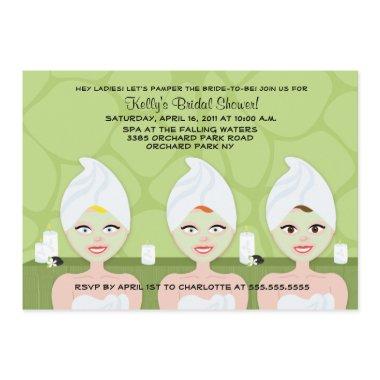 SPA  Green Giraffe Print