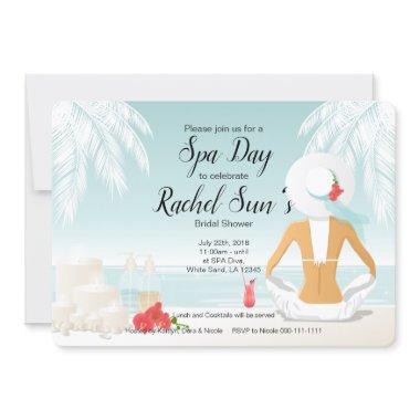 SPA Day Bridal Shower Invitations