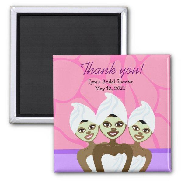SPA PARTY Bridal Shower or Birthday Favor Magnet