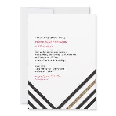 Sparkle & Shine - Bachelorette Party Invitations