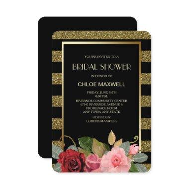 Sparkle Stripe Rose