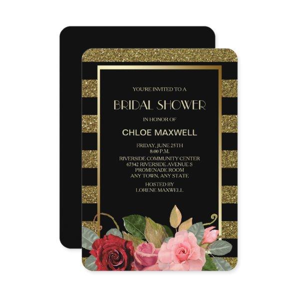 Sparkle Stripe Rose