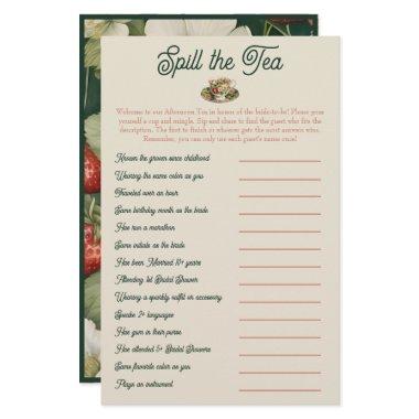 Spill the Tea:  Mix and Mingle Game