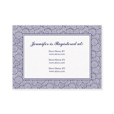 Spiral Registry Invitations - 3.5" x 2.5"