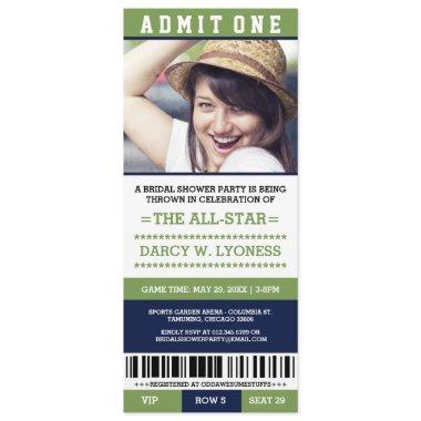 Sports Ticket  Party Invites