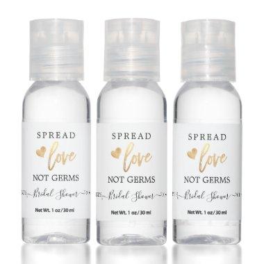Spread Love Faux Gold Heart Hand Sanitizer