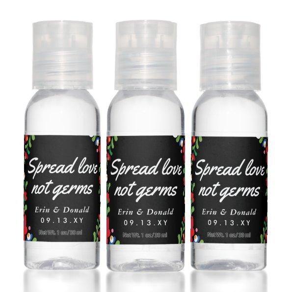 Spread Love Not Germs Mexican Fiesta Hand Sanitizer