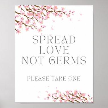 Spread Love Not Germs, Please Take One, Sanitizer Poster