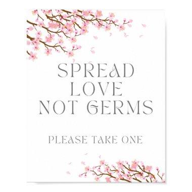 Spread Love Not Germs, Please Take One, Sanitizer Poster