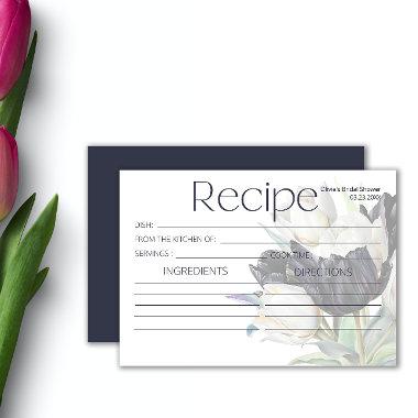 Spring black and white tulips Recipe