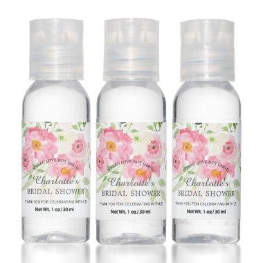 Spring Bloom Bridal Shower Hand Sanitizer