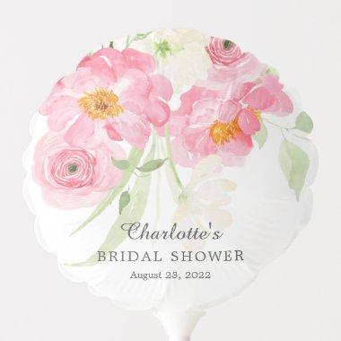 Spring Blossoms Floral Bridal Shower Balloon