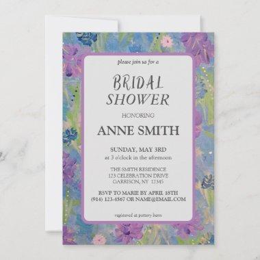 Spring Bouqet Floral Bridal Shower Invitations