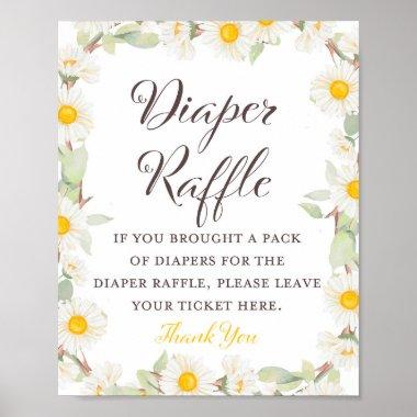 Spring Daisy Themed Baby Shower Sign