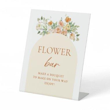 Spring Floral Bridal Shower Flower Bar Sign