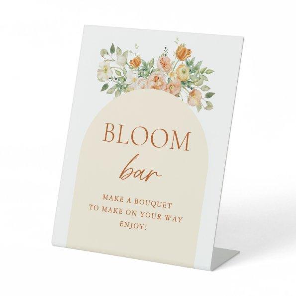 Spring Floral Bridal Shower Flower Bloom Bar Sign