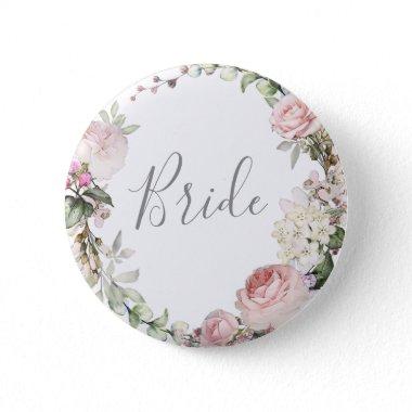 Spring Floral Mother of the Bride Button