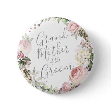 Spring Floral Mother of the Groom Button