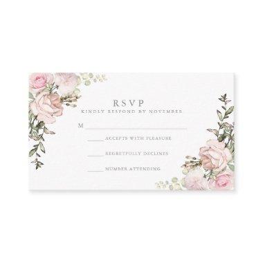 Spring Floral Watercolor RSVP Enclosure Invitations