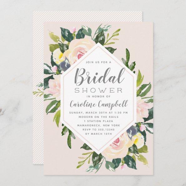 Spring Florals Blush | Bridal Shower Invitations