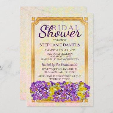 Spring Flowers Bridal Shower Invitations