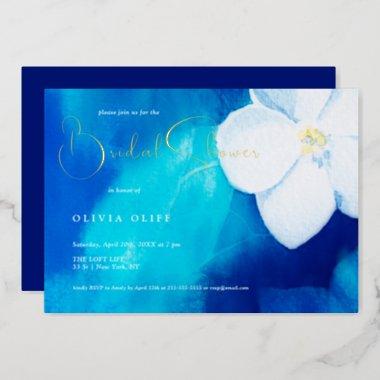 Spring Fondness Bridal Shower Foil Invitations