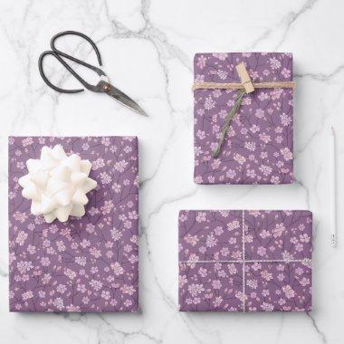 Spring Garden Mother's Day Asian Flowers Japanese Wrapping Paper Sheets