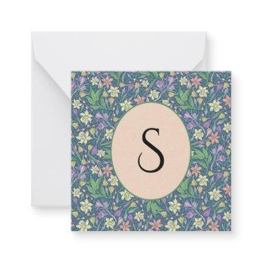 Spring Garden Mother's Day Daffodils Crocuses Note Invitations