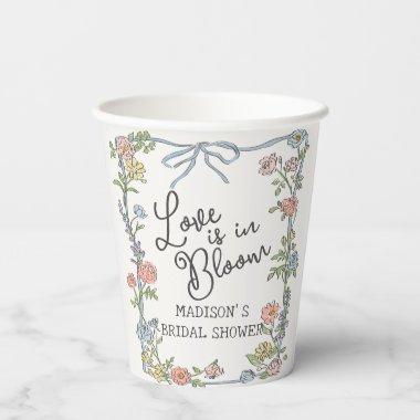 Spring Garden Party Pastel Floral  Paper Cups