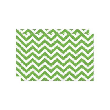Spring Green & White Chevron Wedding tock