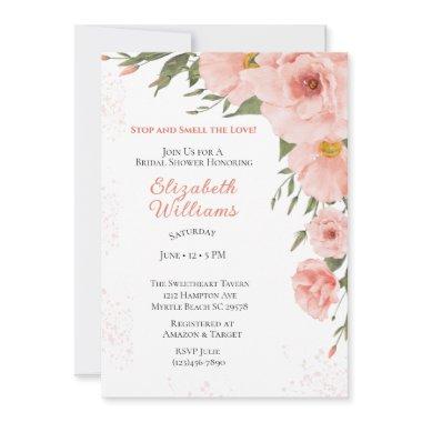 Spring Peach Floral