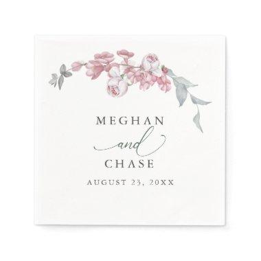 Spring Pink Peach Blossoms Napkins
