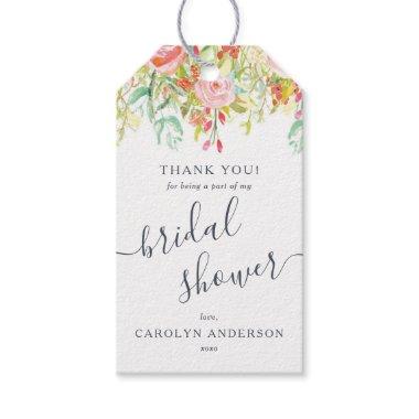 Spring Summer Floral | Bridal Shower Thank You Gift Tags