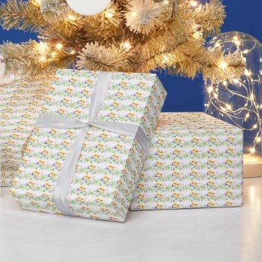 Spring Summer Wildflowers Wrapping Paper