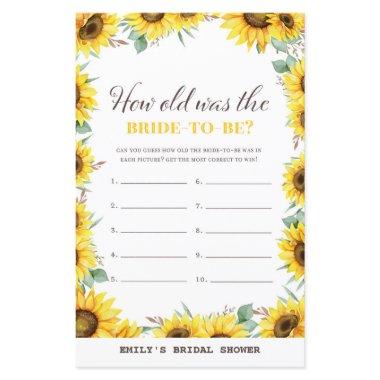 Spring Sunflower  Game PRINTED