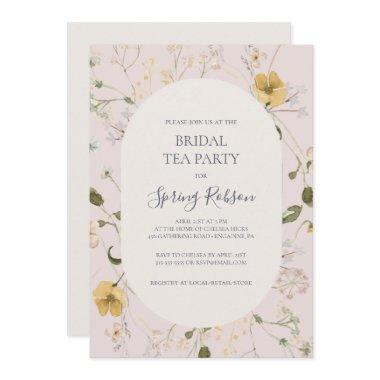 Spring Wildflower | Blush Bridal Tea Party