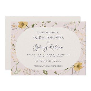 Spring Wildflower | Blush Horizontal