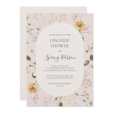Spring Wildflower | Blush Lingerie Shower
