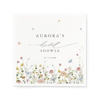Spring Wildflower Garden Floral   Napkins