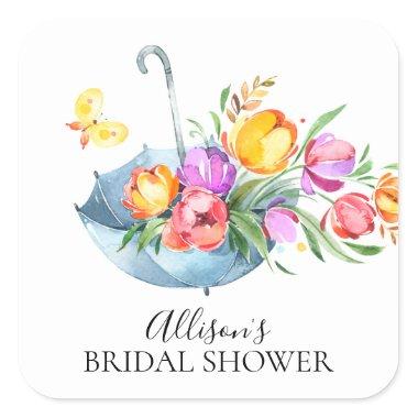 SpringtimeTulips Bridal Shower Envelope Seal