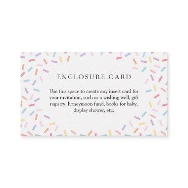 Sprinkles Custom Enclosure Invitations